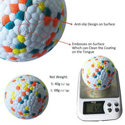 Durable High Bounce & Chew-Resistant Interactive Rubber Dog Toy Ball
