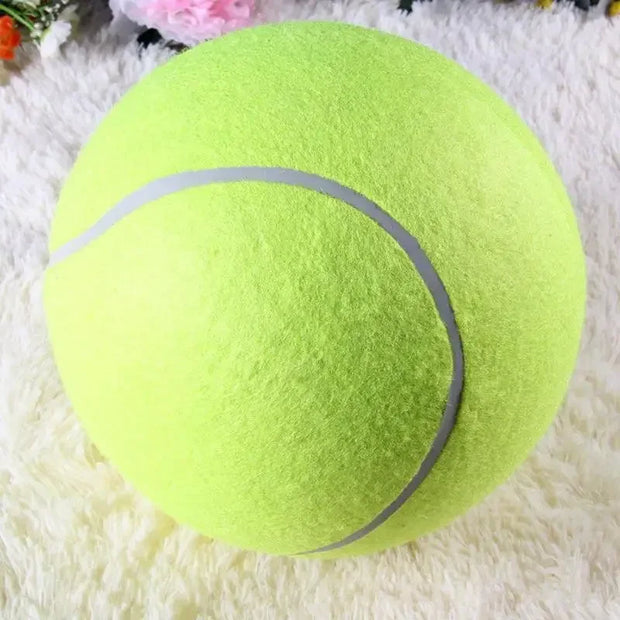 7–9.5" Giant Chew & Play Tennis Ball Toy for Large Dogs