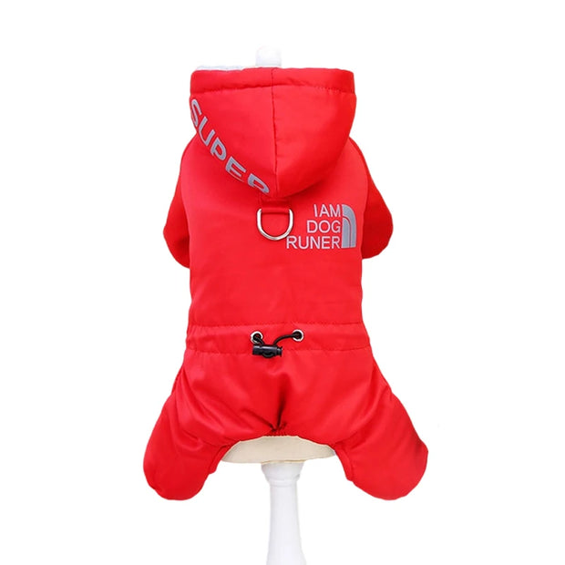 Waterproof Winter Warm Jacket Dog Jumpsuit for Small Breeds