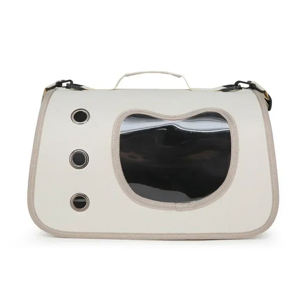 Foldable Soft-Sided Travel Backpack Portable Pet Carrier Bag