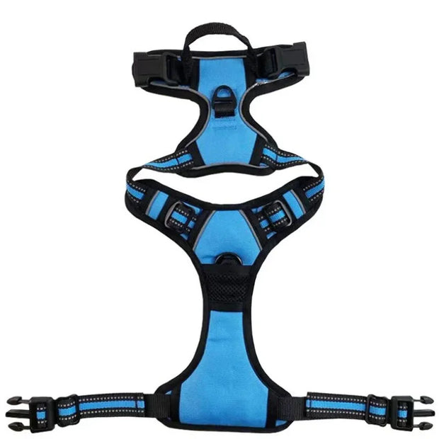 Reflective Adjustable Breathable Vest Pet Harness