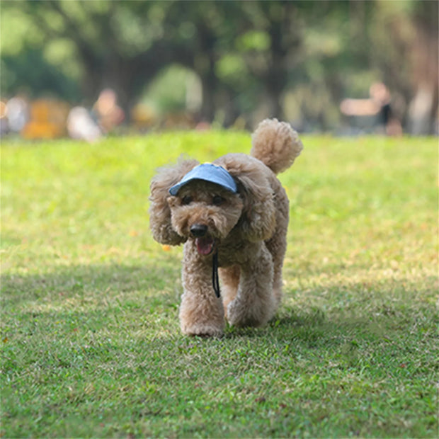 Adjustable Dog Baseball Cap Outdoor Sun Visor Hat