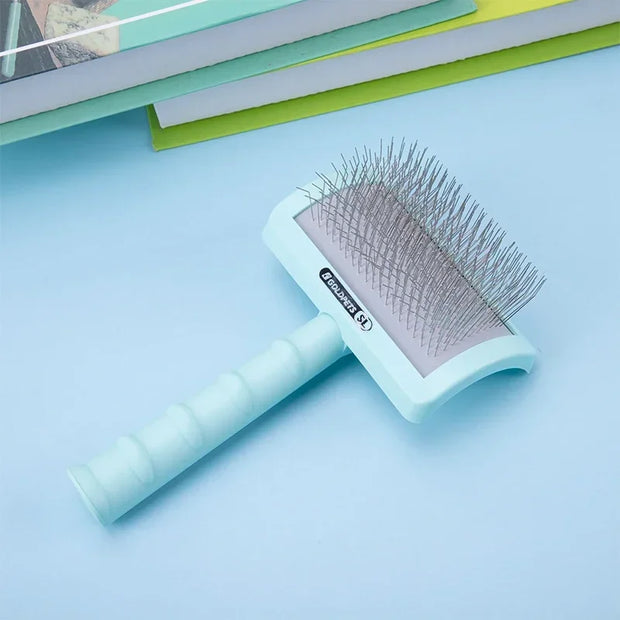 Dog Grooming Shedding & Detangling Slicker Comb Brush