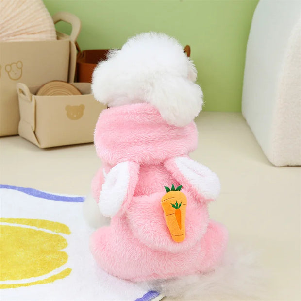 Winter Warm Pajamas Fleece Pet Jumpsuit