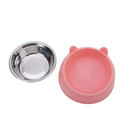 100ML Tilted Pet Bowl 15° Raised Non-Slip Food & Water Feeder