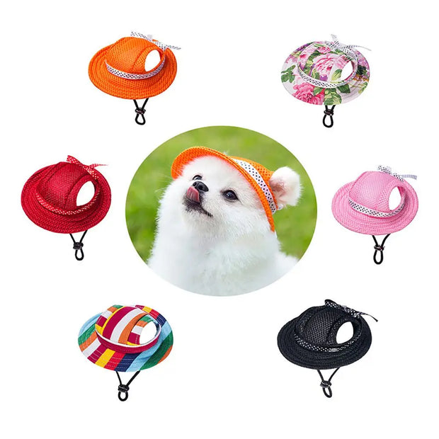 Cute Adjustable Dog H Baseball Cap
