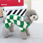 Winter Warm Pajamas Fleece Pet Jumpsuit