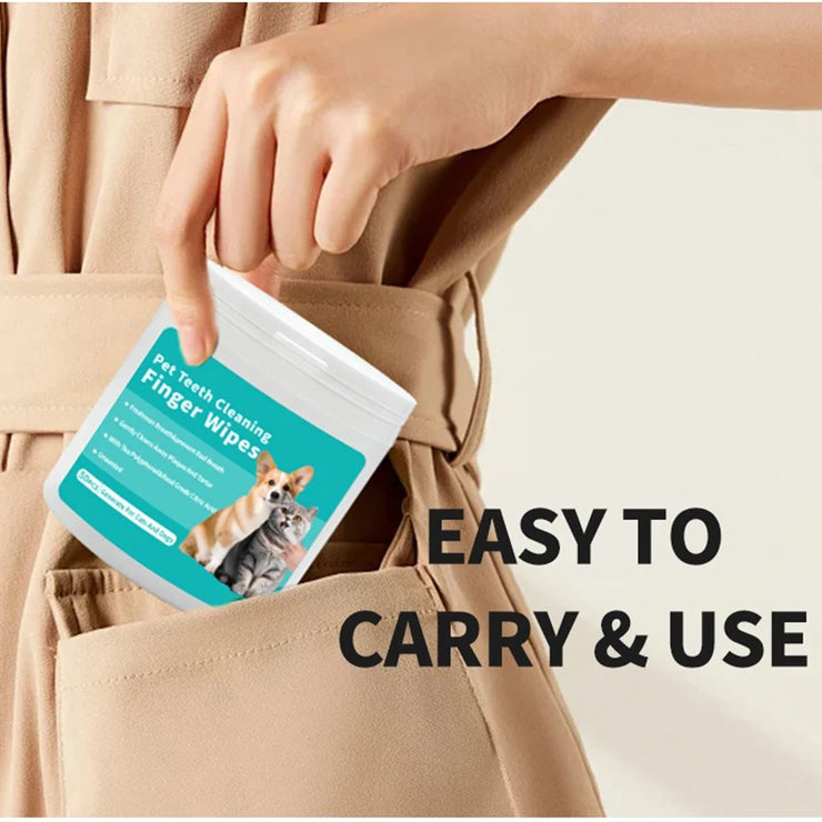 Petopia Haven Dental Wipes ™ The #1 Alternative to brushing