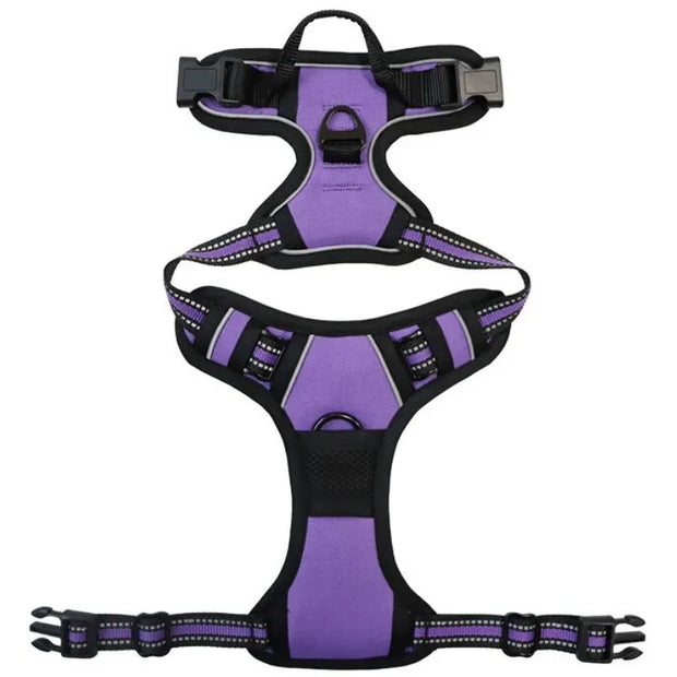 Reflective Adjustable Breathable Vest Pet Harness