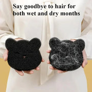 9PCS Bear-Shaped Pet Reusable Lint Catchers Hair Remover Laundry Balls