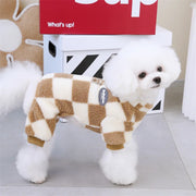 Winter Warm Pajamas Fleece Pet Jumpsuit