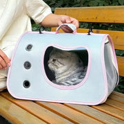 Foldable Soft-Sided Travel Backpack Portable Pet Carrier Bag