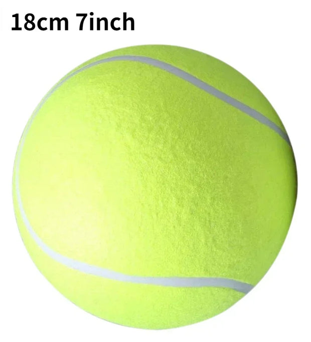 7–9.5" Giant Chew & Play Tennis Ball Toy for Large Dogs