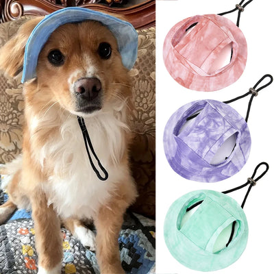 Breathable Adjustable Summer Cap Pet Sun Hat