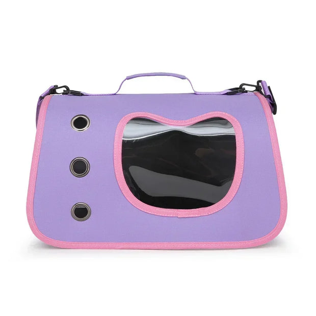 Foldable Soft-Sided Travel Backpack Portable Pet Carrier Bag
