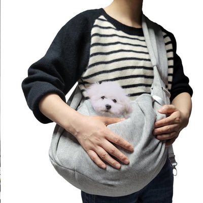 Hands-Free Pet Travel Shoulder Bag Carrier Sling