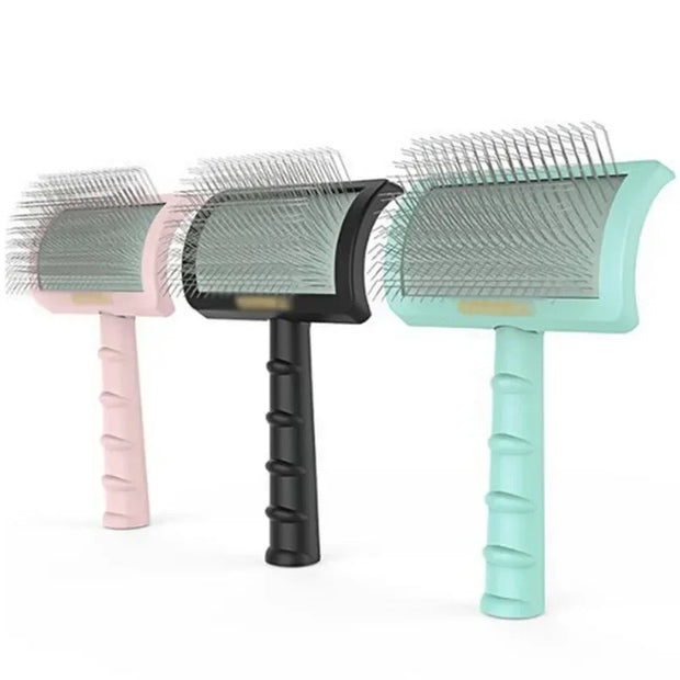 Dog Grooming Shedding & Detangling Slicker Comb Brush