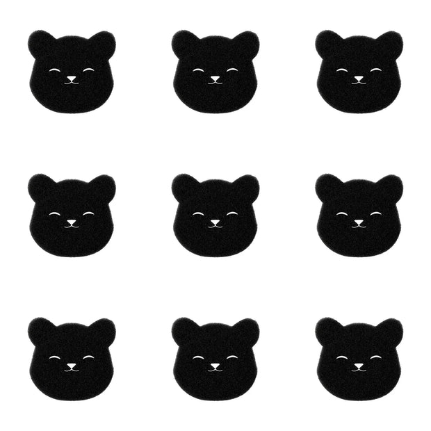 9PCS Bear-Shaped Pet Reusable Lint Catchers Hair Remover Laundry Balls