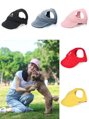 Adjustable Dog Baseball Cap Outdoor Sun Visor Hat
