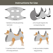 Cat Grooming Anti-Scratch Hammock Restraint Bag