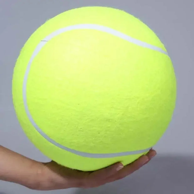 7–9.5" Giant Chew & Play Tennis Ball Toy for Large Dogs