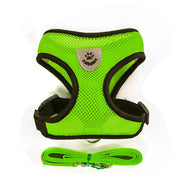 Breathable Pet Harness & Leash Adjustable Vest  Set