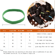12PCS Adjustable Puppy ID Color Coded Nylon Markers Collars