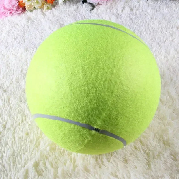 7–9.5" Giant Chew & Play Tennis Ball Toy for Large Dogs