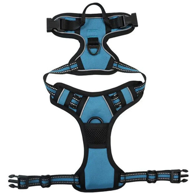 Reflective Adjustable Breathable Vest Pet Harness