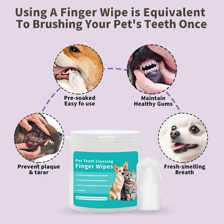 Petopia Haven Dental Wipes ™ The #1 Alternative to brushing