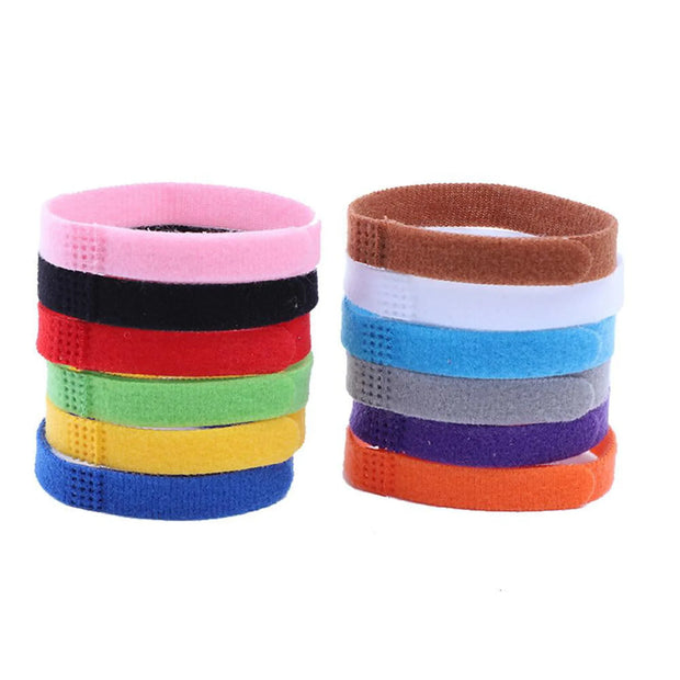 12PCS Adjustable Puppy ID Color Coded Nylon Markers Collars