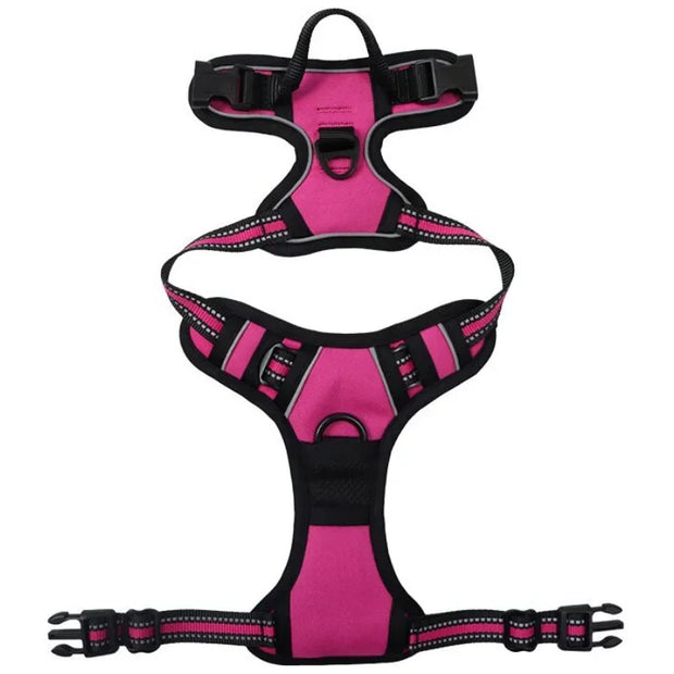 Reflective Adjustable Breathable Vest Pet Harness