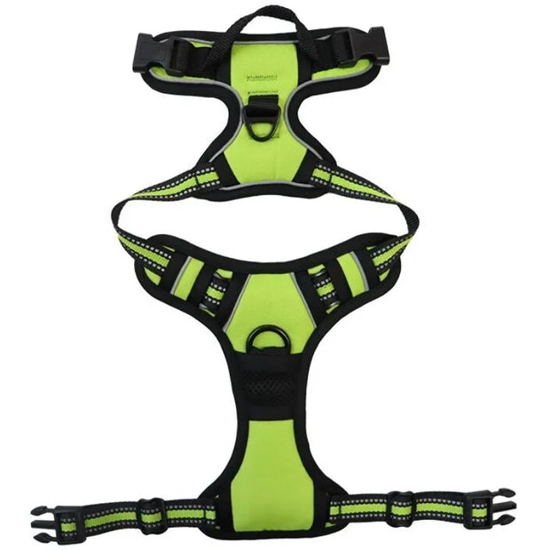Reflective Adjustable Breathable Vest Pet Harness