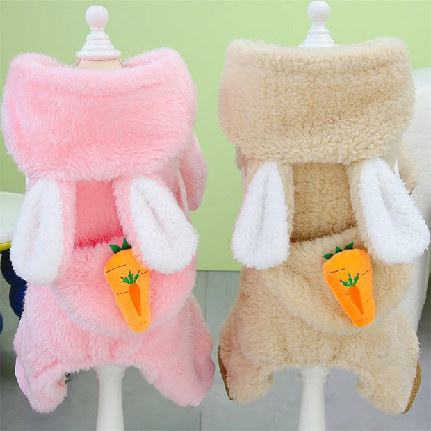 Winter Warm Pajamas Fleece Pet Jumpsuit