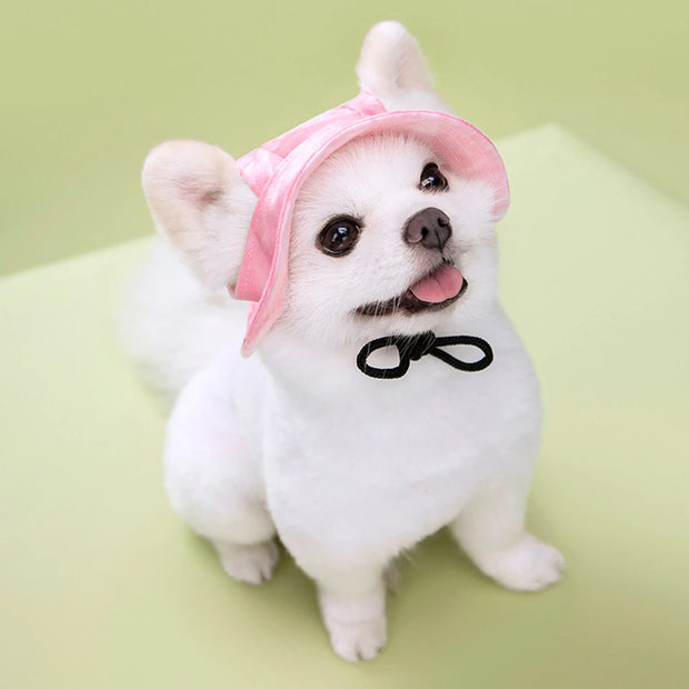 Breathable Adjustable Summer Cap Pet Sun Hat