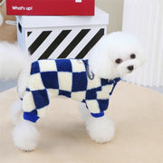 Winter Warm Pajamas Fleece Pet Jumpsuit