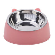100ML Tilted Pet Bowl 15° Raised Non-Slip Food & Water Feeder