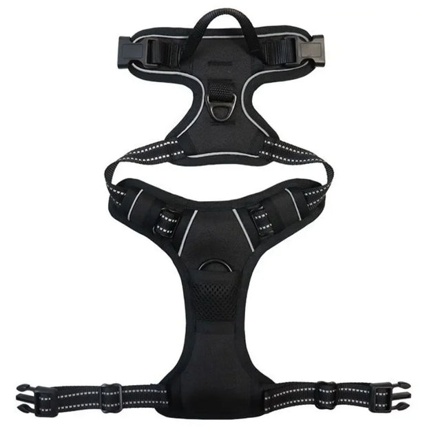 Reflective Adjustable Breathable Vest Pet Harness