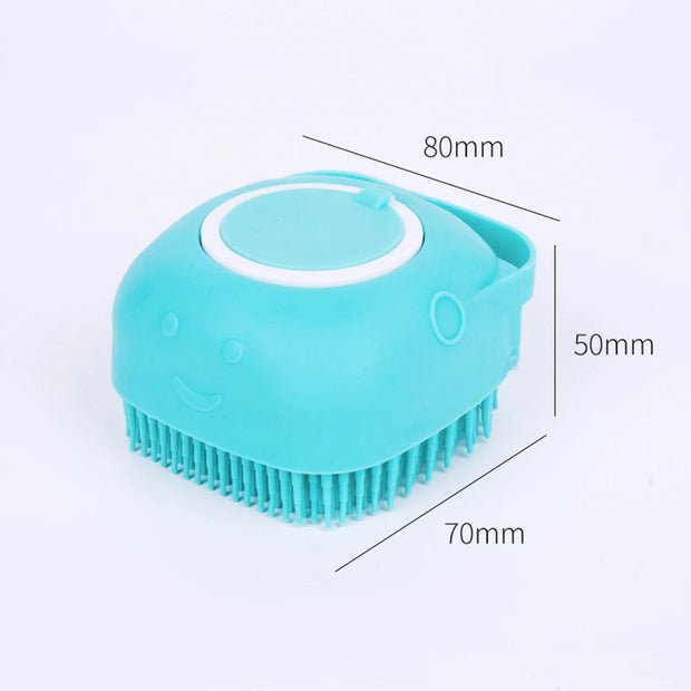 Silicone Soft Grooming Brush Pet Bath Massage Gloves