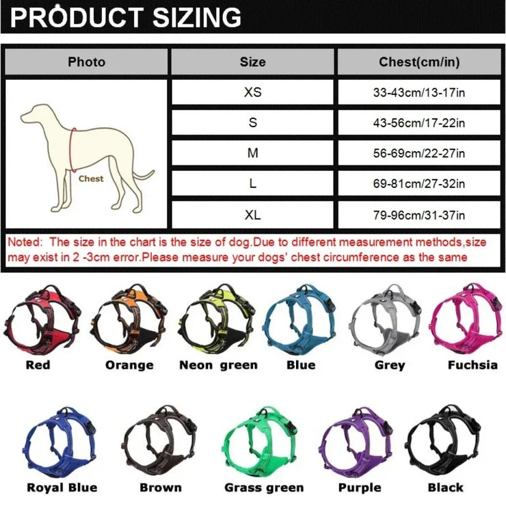 Reflective Pet Harness Vest