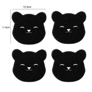 9PCS Bear-Shaped Pet Reusable Lint Catchers Hair Remover Laundry Balls