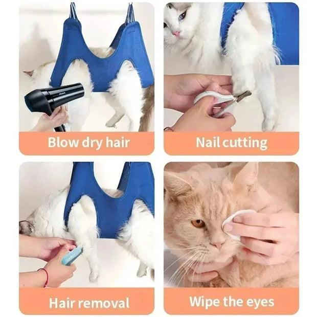 Pet Grooming Hammock Nail Trimming Restraint Holder