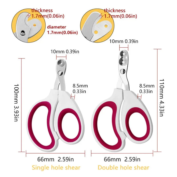 Professional Grooming Stainless Steel Pet Nail Clippers