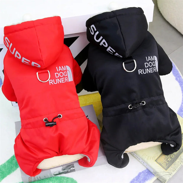 Waterproof Winter Warm Jacket Dog Jumpsuit for Small Breeds