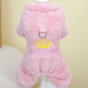 Winter Warm Pajamas Fleece Pet Jumpsuit