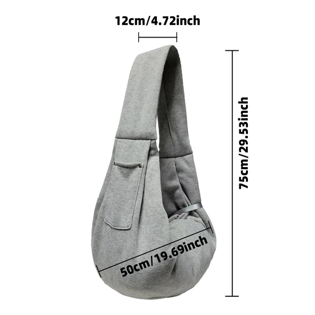 Hands-Free Pet Travel Shoulder Bag Carrier Sling